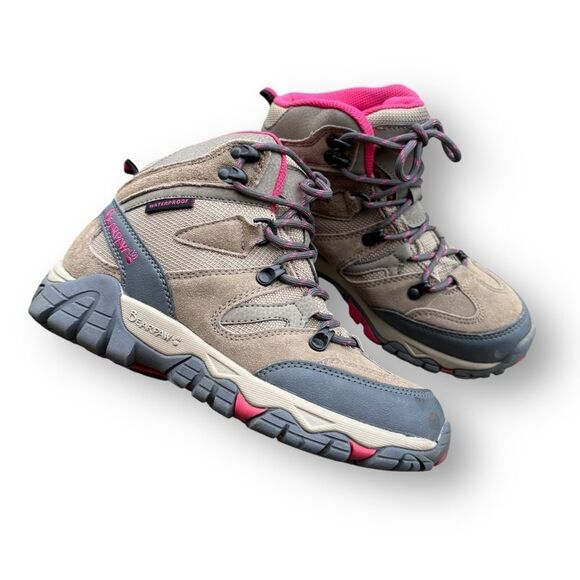 Bearpaw Women’s Corsica Boots Taupe Pink Hiker Hiking Boot Outdoor Size 8 - Picture 8 of 15